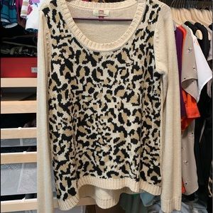 Leopard Print Sweater